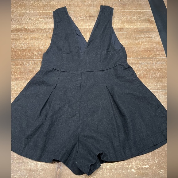 FOREVER 21 Black Button Down Romper - Picture 6 of 12